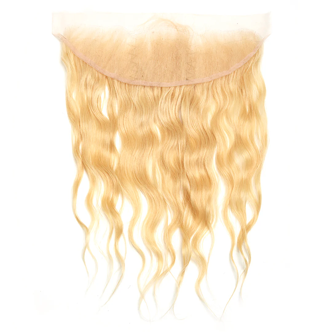 Raw Cambodian Blonde Wavy HD Lace Frontal - Image 2